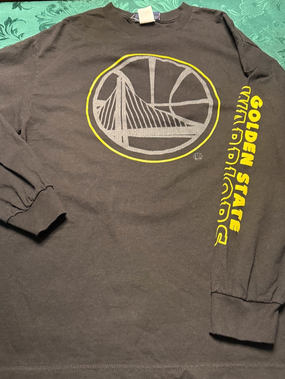 Golden State Long-Sleeve Graphic Tee - Black & Yellow
